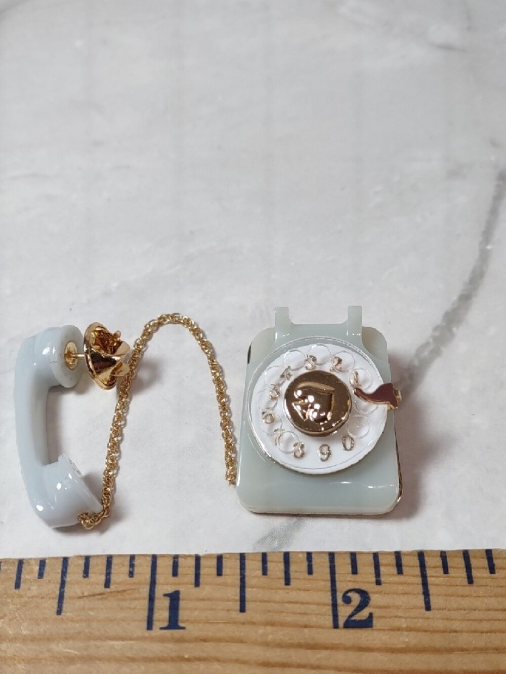 kate spade Retro Telephone Brooch with Gold Accents - Picture 6 of 8